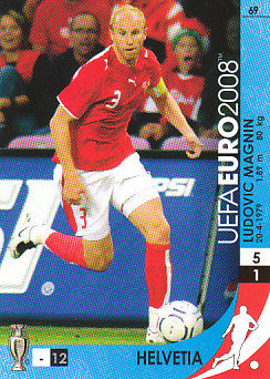 Ludovic Magnin Switzerland Panini Euro 2008 Card Game #69